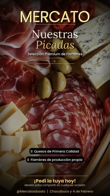Picada premium de Mercato Abasto